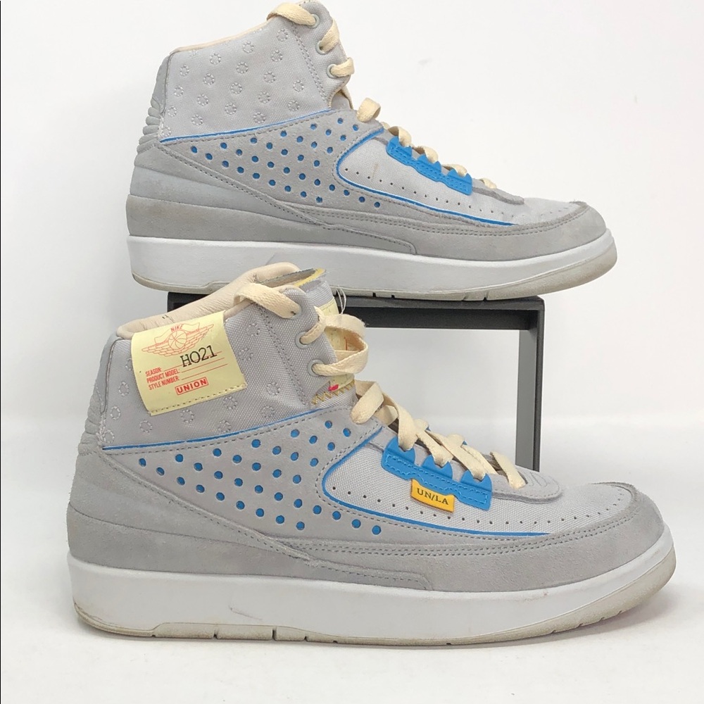 Air Jordan 2 Retro SP x Union Grey Fog DN3802-001 Authentic Sneakers - Size 7